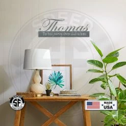 Speed Fabrication Home Decor & Gifts Last Name Custom Metal Monogram Sign
