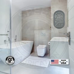 Speed Fabrication Wash Your Hands And Say Your Prayers Because Germs And Jesus Are Everywhere Bathroom Metal Sign