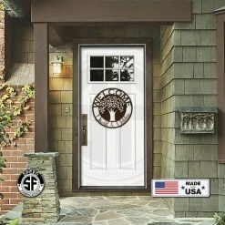 Speed Fabrication Home Decor & Gifts Custom Tree Of Life Welcome Sign - Personalized Home Decor - Indoor Outdoor