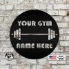Speed Fabrication Personalized Gym Name Metal Sign Fitness/Gym Metal Signs