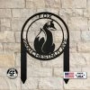 Speed Fabrication Custom Fox Address Sign