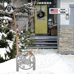 Speed Fabrication Assorted Christmas/Winter Holiday Metal Yard Stakes