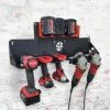 Speed Fabrication Power Tool Storage Rack For Drivers And Grinders, Includes Battery Rack - Universal Brands Tool Organization