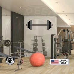 Speed Fabrication Barbell Home Gym Metal Sign