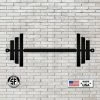 Speed Fabrication Barbell Home Gym Metal Sign