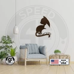 Speed Fabrication Life Is Better With Cats Metal Sign