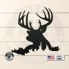 Speed Fabrication Hunting & Fishing Metal Signs Buck Silhouette Metal Sign