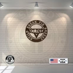 Speed Fabrication Customizable Garage Sign Garage Metal Signs