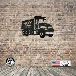 Speed Fabrication Personalized Dump Truck Metal Sign Outdoor Patio/Lawn Metal Signs