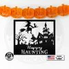 Speed Fabrication Halloween Metal Signs Happy Haunting Halloween Metal Sign