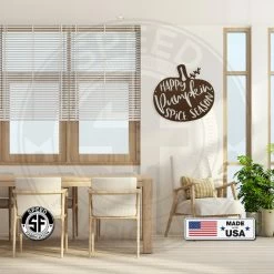 Speed Fabrication Fall Metal Sign Pumpkin Spice Season