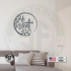 Speed Fabrication Religious Metal Signs Christian Easter Sign