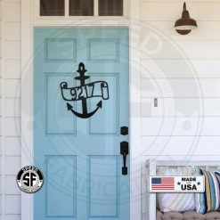 Speed Fabrication Nautical Address Sign