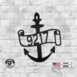 Speed Fabrication Nautical Address Sign