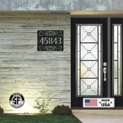 Speed Fabrication Decorative Custom House Numbers Metal Sign