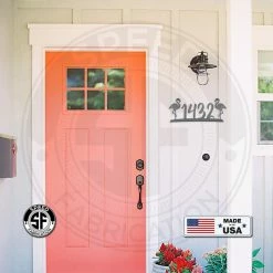 Speed Fabrication Flamingo Address House Numbers - Beach House Address Numbers