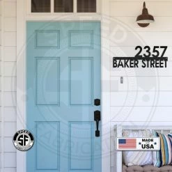 Speed Fabrication Personalized Address Metal Sign