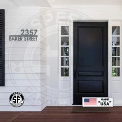 Speed Fabrication Personalized Address Metal Sign