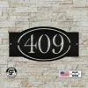 Speed Fabrication Personalized House Number Metal Sign Address/House Number Metal Signs