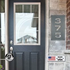 Speed Fabrication Personalized House Numbers Metal Sign