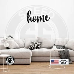 Speed Fabrication Home Metal Sign Decor