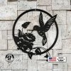 Speed Fabrication Metal Hummingbird Sign
