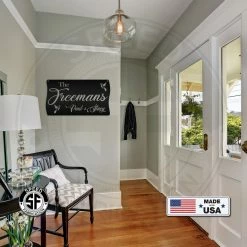 Speed Fabrication Personalized Hummingbird Family Name Metal Sign