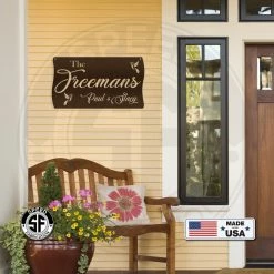 Speed Fabrication Personalized Hummingbird Family Name Metal Sign