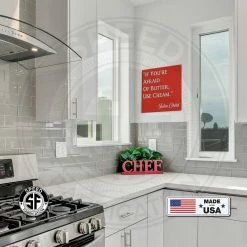 Speed Fabrication Kitchen Metal Signs Julia Child Quote