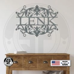 Speed Fabrication Elegant Vine Border Split By Family Name