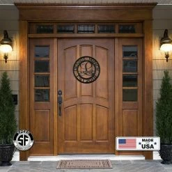 Speed Fabrication Personalized Split Letter Metal Monogram,Anniversary Gift,Custom Metal Monogram Sign,Personalized Wedding Gift,Family Name Signs,Anniversary Monograms