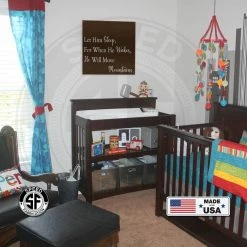 Speed Fabrication Baby & Kids Metal Wall Signs When He Wakes, He Will Move Mountains - Bedroom Decor