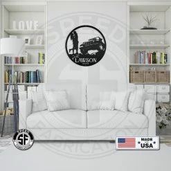 Speed Fabrication Custom Wedding Date - Off Road Sign Garage Metal Signs