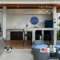 Speed Fabrication Personalized Patio Bar & Grill Metal Sign