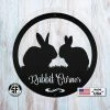 Speed Fabrication Home Decor & Gifts Rabbit Corner Farmhouse Metal Sign