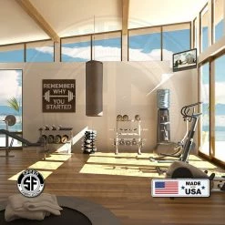 Speed Fabrication Remember Why You Started Home Gym Metal Sign