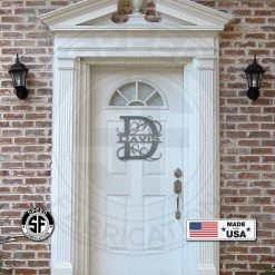 Speed Fabrication Monograms Personalized Metal Monogram Sign. Wedding Gift. Family Name Sign. Outdoor Name Sign. Anniversary. Last Name Sign. Metal Sign. Front Door.