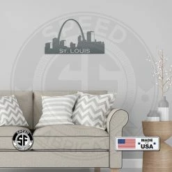 Speed Fabrication St. Louis Skyline Metal Sign