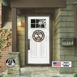 Speed Fabrication Family Name Established Date Round Sign Home Decor & Gifts