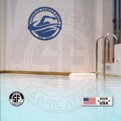 Speed Fabrication Personalized Family Pool Swimming Metal Sign