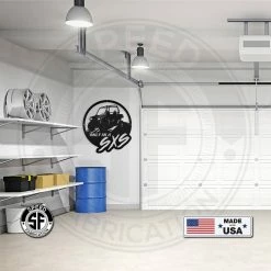 Speed Fabrication Garage Metal Signs Only In A SXS Metal Sign-Side By Side Sign-ATV Offroad Metal