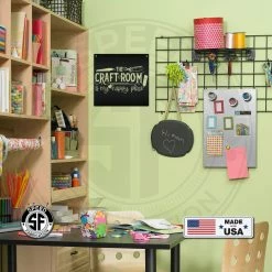 Speed Fabrication The Craft Room Is My Happy Place Metal Sign