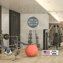 Speed Fabrication Personalized Gym Name Metal Sign Fitness/Gym Metal Signs