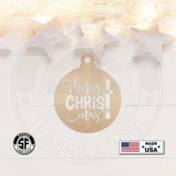 Speed Fabrication Assorted Christian Themed Metal Christmas/Holiday Ornaments