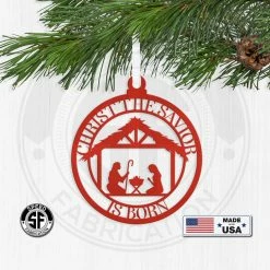 Speed Fabrication Assorted Christian Themed Metal Christmas/Holiday Ornaments