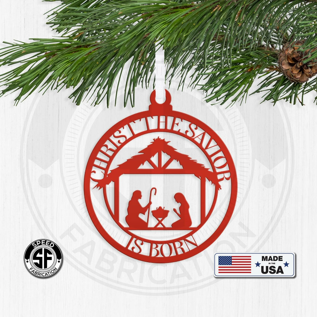 Speed Fabrication Assorted Christian Themed Metal Christmas/Holiday Ornaments