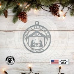 Speed Fabrication Assorted Christian Themed Metal Christmas/Holiday Ornaments