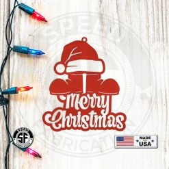 Speed Fabrication Assorted Santa Claus Themed Metal Christmas/Holiday Ornaments