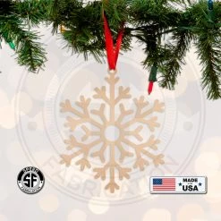 Speed Fabrication Assorted Snow Themed Metal Christmas/Holiday Ornaments