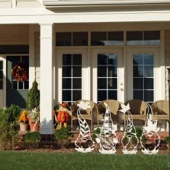 Speed Fabrication Fall/Autumn Metal Signs Assorted Autumn/Fall Gnome Metal Yard Stakes